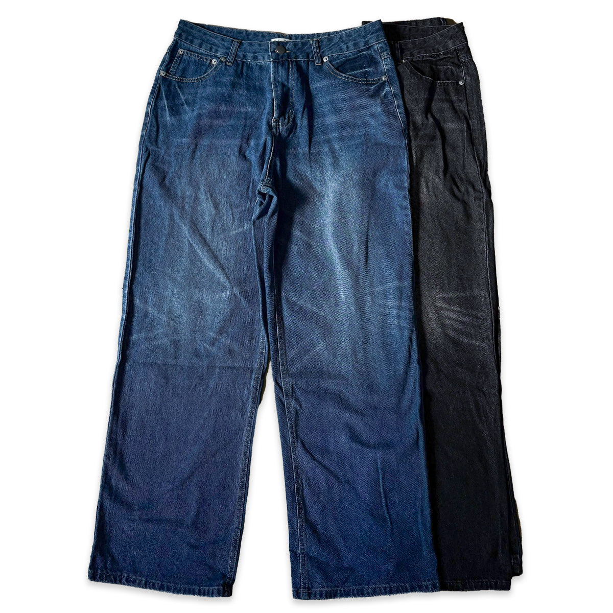 ワイドストレートパンツ / Wide Straight Denim Pant【Amber Street】
