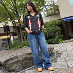 ワイドストレートパンツ / Wide Straight Denim Pant【Amber Street】
