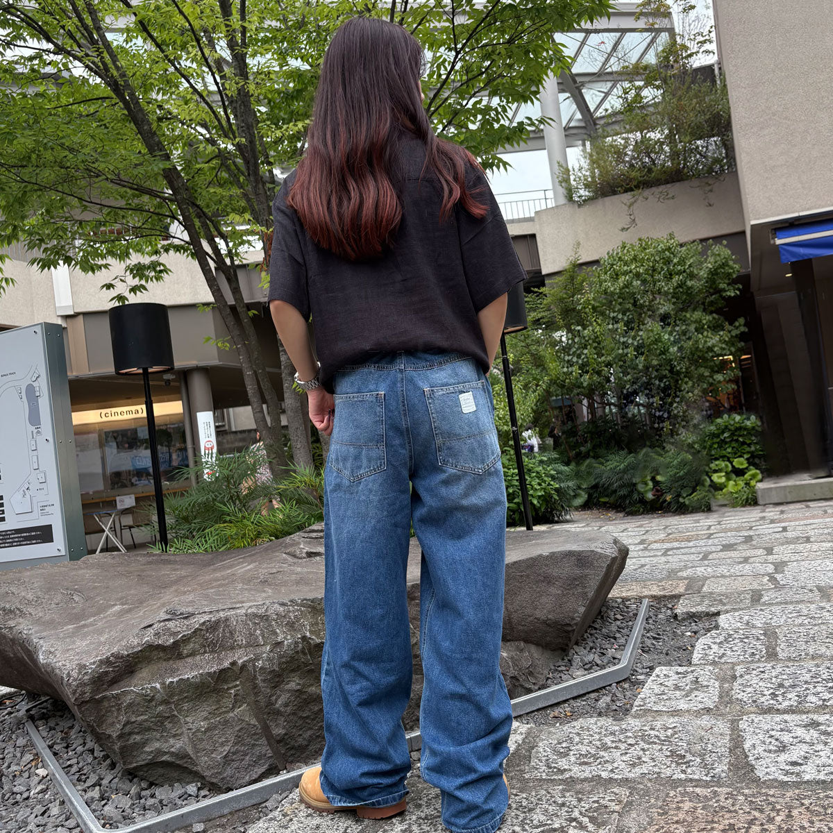 ワイドストレートパンツ / Wide Straight Denim Pant【Amber Street】