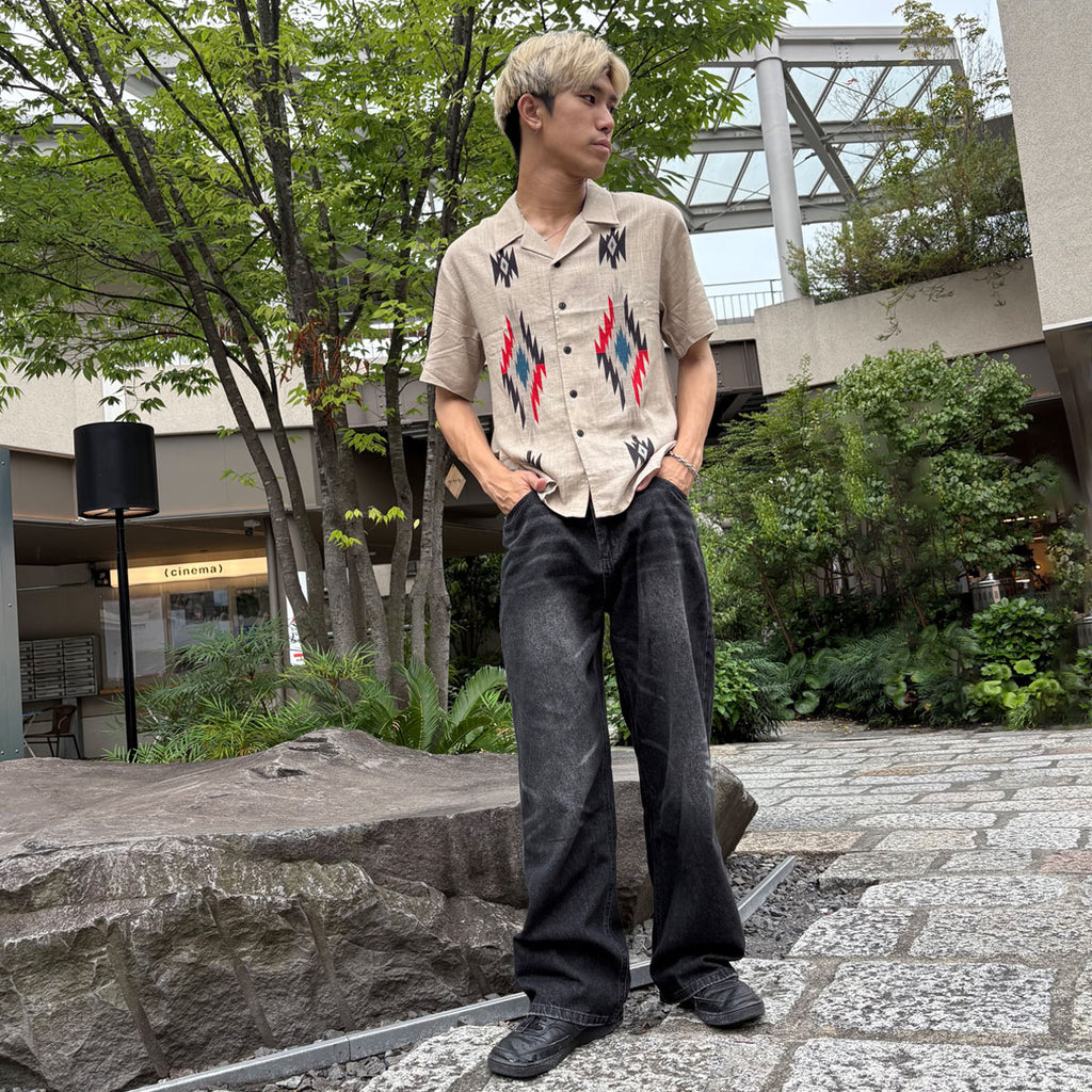 ワイドストレートパンツ / Wide Straight Denim Pant【Amber Street】