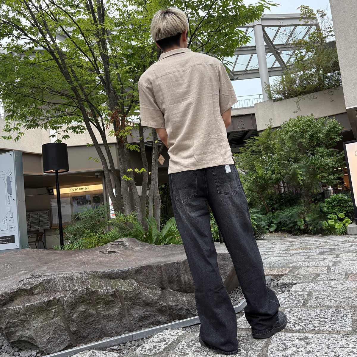 ワイドストレートパンツ / Wide Straight Denim Pant【Amber Street】