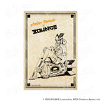 アパレルブランドAmber Threads(アンバースレッズ)と台湾の人気クリエイターBOUNCE(バウンス)のコラボ商品、ポストカードセット(バウンスマン・バウンスボーイ・バウンスボムレディ・バウンスラビットver.)ベージュ。