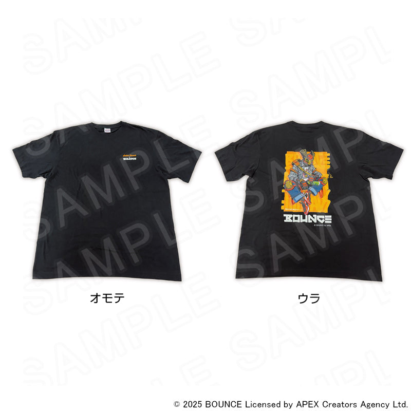 Tシャツ (BOUNCE MAN) vol.2  【Amber Threads × BOUNCE】