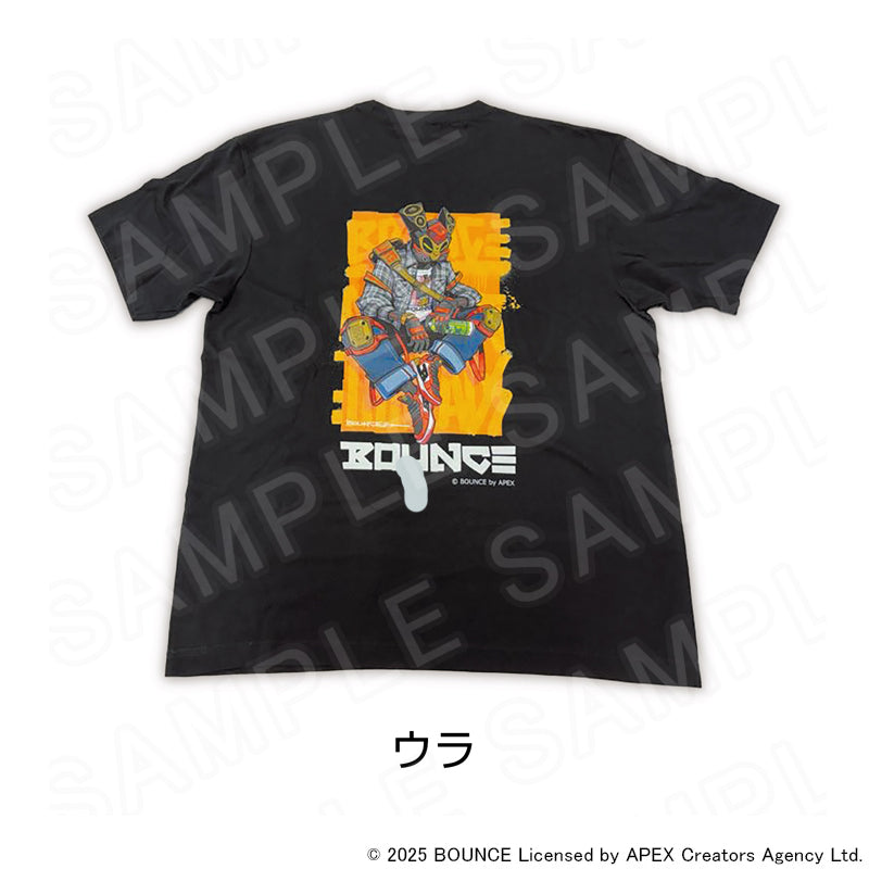 Tシャツ (BOUNCE MAN) vol.2  【Amber Threads × BOUNCE】