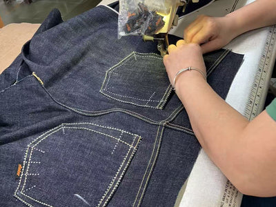 バックポケットの工程