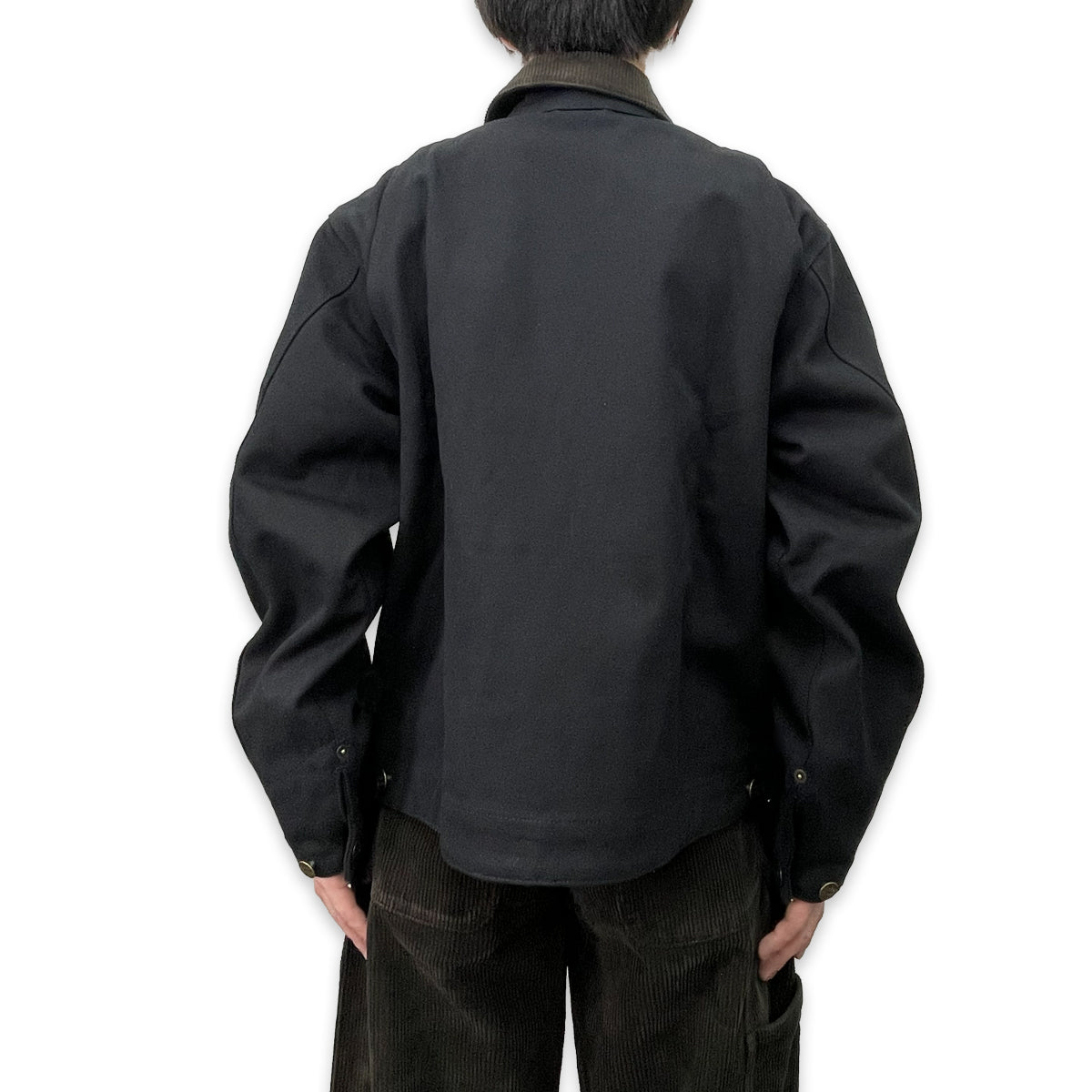 ジャケット 襟コーデュロイ コットンキャンバス / Cotton Tracker Jacket 【Amber Threads】