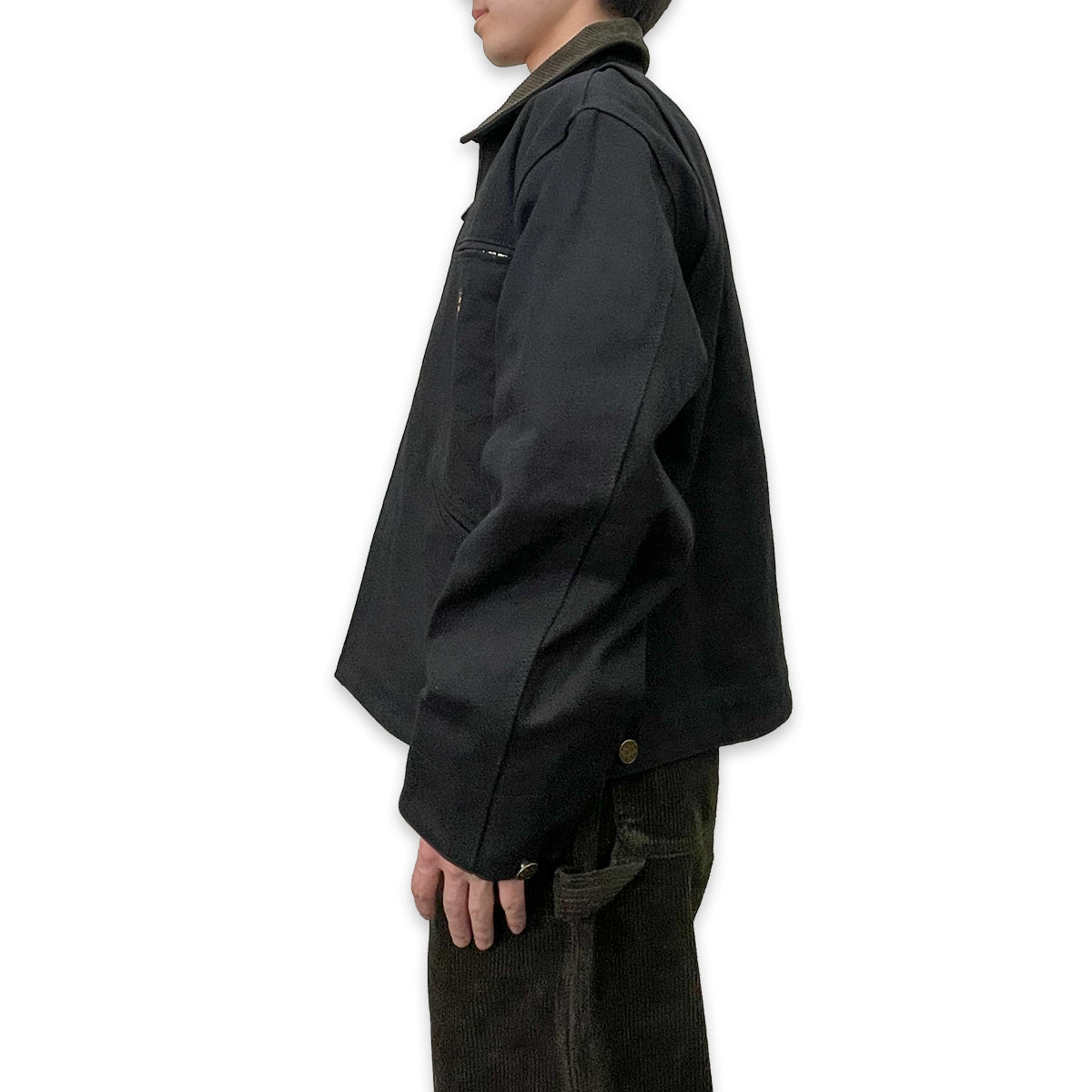 ジャケット 襟コーデュロイ コットンキャンバス / Cotton Tracker Jacket 【Amber Threads】