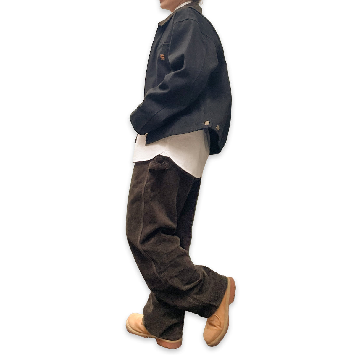 ジャケット 襟コーデュロイ コットンキャンバス / Cotton Tracker Jacket 【Amber Threads】